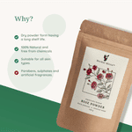 Buy Herbal Mitra Rose Face Mask 100 gm |Mask for Open Pores, Pimples, Acne & Skin Tightening with Rose Petal Powder, Natural Face Pack - Purplle