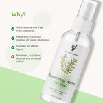 Buy Herbal Mitra Rosemary Water For Hair Growth | Mist Spray for Hair Fall Control, Glossy Shine Hair, Strengthens Hair | Pure & Natural, Alcohol Free | For All Hair Types | For Women & Men (200 ml) - Purplle