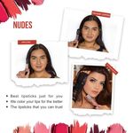 Buy Love Earth Liquid Mousse Lipstick Nudes- Pack Of 3, 6 ml - Purplle