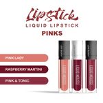 Buy Love Earth Liquid Mousse Lipstick Pinks- Pack Of 3, 6 ml - Purplle