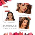 Buy Love Earth Liquid Mousse Lipstick Pinks- Pack Of 3, 6 ml - Purplle