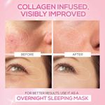Buy RENEE Pink Therapy Hydrolyzed Collagen Overnight Sleeping Jelly Mask for Anti-Aging&nbsp;&&nbsp;Hydrated&nbsp;Skin, 50 ml - Purplle