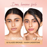 Buy RENEE Lumi Glow Highlighting Foundation 02 Glazed Bronze - 30 ml - Purplle