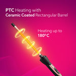 Buy AGARO HC9007 Hair Curler With 7 MM Barrel, Rod, Tong, Chopstick Rectangular Hair Curler, Ceramic Coated Plates, Cool Touch Tip, Fast Heating, For Men Women, Maggie Curl, Styling, Rose Gold & Black - 1 pc - Purplle