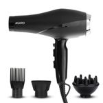 Buy AGARO HD-1120 2000 Watts Professional Hair Dryer with AC Copper Motor, Concentrator, Diffuser, Comb, Hot & Cold Air, 2 Speed 3 Temperature Settings with Cool Shot, For both Men & Women, Black - 1 pc - Purplle
