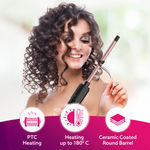 Buy AGARO Round Chopstick Curler, With 10 MM Barrel, Rod, Tong, Chopstick Round Hair Curler, Ceramic Coated Plates, Cool Touch Tip, Fast Heating, For Men Women, Maggie Curl, Styling (HC7017, Rose Gold & Black).- 1 pc - Purplle