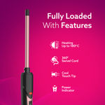 Buy AGARO Round Chopstick Curler, With 10 MM Barrel, Rod, Tong, Chopstick Round Hair Curler, Ceramic Coated Plates, Cool Touch Tip, Fast Heating, For Men Women, Maggie Curl, Styling (HC7017, Rose Gold & Black).- 1 pc - Purplle