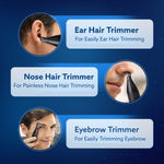 Buy AGARO Nose & Ear Hair Trimmer, Eyebrow Trimming, Rechargeable, Stainless Steel Blade, Face Grooming, Men & Women, NT1727 - 1 pc - Purplle