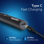 Buy AGARO Nose & Ear Hair Trimmer, Eyebrow Trimming, Rechargeable, Stainless Steel Blade, Face Grooming, Men & Women, NT1727 - 1 pc - Purplle