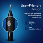 Buy AGARO Nose & Ear Hair Trimmer, Eyebrow Trimming, Rechargeable, Stainless Steel Blade, Face Grooming, Men & Women, NT1727 - 1 pc - Purplle