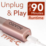 Buy AGARO Facial Hair Remover FHR170 For Women, Rechargeable, Cordless, Safe & Painless Electric Shaver, Hypoallergenic Blade, Multipurpose Use For Upper Lip, Chin, Cheeks & Forehead, Ideal For On-The-Go - 1 pc - Purplle