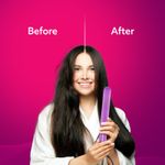 Buy AGARO Hair Straightener, Keratin Infused Ceramic Coated Titanium Plates, Fast Heating, 4 Temperature Settings, Hair Straightening, Hair Styling For Women, Purple - 1 pc - Purplle