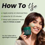 Buy MINATURE Neem & Green Tea Clarifying Ready-to-Use Clay Mask for Balanced, Smooth, and Naturally Refreshed Skin – 50 gm | With Salicylic Acid, Mandelic Acid, Hyaluronic Acid, Green Tea, Tea Tree & Neem Extracts – Dermatologically Tested Face Mask - Purplle