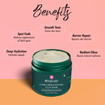 Buy MINATURE Citrus Brightening Ready-to-Use Clay Mask for Refreshed, Smooth, and Naturally Radiant-Looking Skin – 50 gm | With Niacinamide, Arbutin, Hyaluronic Acid, Pea Peptide & Citrus Extracts – Dermatologically Tested Face Mask - Purplle