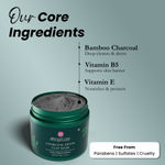 Buy MINATURE Charcoal Detox Ready-to-Use Clay Mask for Men – Deep Cleansing, Oil Control & Naturally Refreshed Skin – 50 gm | With Activated Bamboo Charcoal, Vitamin B5 & Vitamin E – Dermatologically Tested Face Mask - Purplle