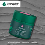 Buy MINATURE Charcoal Detox Ready-to-Use Clay Mask for Men – Deep Cleansing, Oil Control & Naturally Refreshed Skin – 50 gm | With Activated Bamboo Charcoal, Vitamin B5 & Vitamin E – Dermatologically Tested Face Mask - Purplle