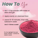 Buy MINATURE Beetroot Glow Boost Powder Face Mask 100 gm – Revitalizing, Hydrating, and Even Skin Tone Mask with Niacinamide, Hyaluronic Acid & Vitamin C - Purplle