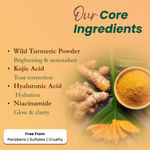 Buy MINATURE Wild Turmeric Brightening Powder Face Mask – Natural Glow, Hydration & Skin Clarity Formula (100 gm) - Purplle