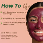 Buy MINATURE Insta Glow Advanced Powder Face Mask 100 gm| Enriched with Multani Mitti, Rose Petal, Hibiscus, Neem & Licorice | Infused with Niacinamide, Vitamin C & Hyaluronic Acid | For Smooth, Fresh & Glowing Skin | 100% Natural Herbal & Active Blend - Purplle