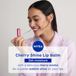 Buy NIVEA Lip Balm Fruity Cherry Shine 4.8 gm - Purplle