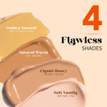 Buy Blue Heaven Flawless Foundation for women with SPF | Long Lasting Upto 10hr stay | Buildable Coverage with Matte Finish | Lightweight | Easy To Blend | With Vitamin C & Niacinamide | 02 Golden Natural, 30 ml - Purplle