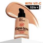 Buy Blue Heaven Flawless Foundation for women with SPF | Long Lasting Upto 10hr stay | Buildable Coverage with Matte Finish | Lightweight | Easy To Blend | With Vitamin C & Niacinamide | 04 Classic Honey, 30 ml - Purplle
