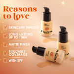 Buy Blue Heaven Flawless Foundation for women with SPF | Long Lasting Upto 10hr stay | Buildable Coverage with Matte Finish | Lightweight | Easy To Blend | With Vitamin C & Niacinamide | 04 Classic Honey, 30 ml - Purplle