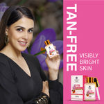 Buy Ayouthveda D-Tan Face Serum with Saffron & Papaya for Reducing Tan Net qty.- 30 ml - Purplle