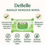 Buy DeBelle Makeup Remover Wipes | Deep Cleansing, Nourishing, Hydrating Wipes for All Skin Types 30 wipes - Purplle