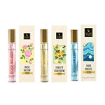 Buy Good Vibes Signature Perfume Trio (Combo of 3) | Fruity Blossom (Fruity Floral) | Aqua Breeze (Fresh Aquatic) | Rose Blush (Soft Floral) | Long Lasting | Pocket Perfume Set – 15 ml x 3 - Purplle