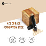 Buy SUGAR Cosmetics Ace Of Face Foundation Stick with In-Built Brush | Lasts 24hrs | Full Coverage Foundation for Women | 12 gm - 25 Macchiato - Purplle