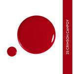 Buy SUGAR Cosmetics Tip Tac Toe Nail Lacquer Classic | Long-lasting, 100% Chip-resistant & Glossy Finish | 10ml - 25 Crimson Canopy - 9ml - Purplle