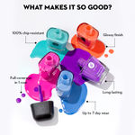 Buy SUGAR Cosmetics Tip Tac Toe Nail Lacquer Classic | Long-lasting, 100% Chip-resistant & Glossy Finish | 10ml - 23 Mystic Magenta - 9ml - Purplle