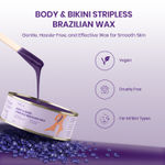 Buy UrbanYog Body and Bikini Stripless Brazilian Wax, Beans Wax, (190 gm) | Liposoluble Stripless Wax for Women | Gentle for All Skin Types | No Strips, More Coverage, Smooth Hair Removal - Purplle