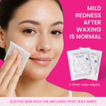 Buy UrbanYog Small Liposoluble Facial Wax Strips for Women - 20 Wax Strips + 4 Post-Wax Wipes | Gentle Facial Hair Removal Face Wax Strip for Upper Lip, Eyebrows, Chin, Sidelocks - Purplle