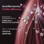 Buy MakeMeeBold Heat Protectant Spray for Hair | Protects from Heat up to 230°C / 450°F | Frizz-Free, Silky Finish | Aloe Vera, Vitamin E, Niacinamide, Pea Protein | Hair Strengthening & Shine Mist for All Hair Types (200 ml) - Purplle