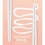 Buy Lakyou Beauty Bold & White Kajal | Jet White Smudge-Proof & Non-Transfer&nbsp;&nbsp;(WHITE, 1.2 gm) - Purplle