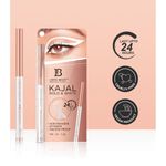 Buy Lakyou Beauty Bold & White Kajal | Jet White Smudge-Proof & Non-Transfer&nbsp;&nbsp;(WHITE, 1.2 gm) - Purplle