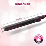 Buy AGARO Hair Straightener, Ceramic Coated Titanium Plate, PTC Heating, Plate locking function, Fast Heating, Hair Straightening, Hair Styling Iron For Women, HS1957, Dark grey & Purple - 1 pc - Purplle