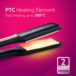 Buy AGARO Hair Crimper for Women, Long Wide Ceramic Coated Plates, Crimping Machine for Hair, Fast heating, PTC Heating, Professional Hair Styling For Women, HS1917 Black - 1 pc - Purplle