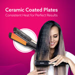 Buy AGARO Hair Crimper for Women, Long Wide Ceramic Coated Plates, Crimping Machine for Hair, Fast heating, PTC Heating, Professional Hair Styling For Women, HS1917 Black - 1 pc - Purplle