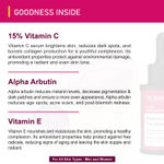 Buy Dr.Alies Professional 15% Vitamin C Face Serum with 1% Alpha Arbutin, Vita-E, Ferulic Acid | Advanced Skin Brightening Formula for Glowing Face | Reduces Uneven Skin Tone | Non-Irritating | 30 ml - Purplle