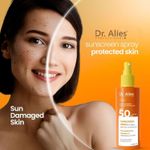 Buy Dr.Alies Professional Sunscreen - SPF 50 PA++++ Sunscreen Spray| SPF 50 PA++++ Body Sunscreen Spray | High UV Protection with Vitamin C (100 ml) - Purplle