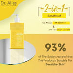 Buy Dr.Alies Professional Sunscreen - SPF 50 PA+++ 2% AHA BHA SPF 50 PA+++ Sunscreen Body Lotion Smooth, Bright, Sun-Protected Skin (225 gm) - Purplle