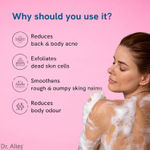 Buy Dr.Alies Professional Exfoliating Body Wash | 7% (AHA +BHA+ Vitamin E and Lactic Acid ) | Paraben & SLS Free | Gentle Exfoliating Shower Gel | Removes Tan & Body Acne | Prevents Dry, Rough, Bumpy Skin | Men & Women 245 ml - Purplle