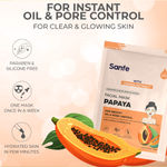 Buy Sanfe Glow Up Sheet Mask (Pack of 6) | Korean Facial Masks with Rose, Cucumber, Charcoal, Lemon, Papaya & Vitamin C | For Instant Glow, Hydration, Detan, Brightening & Oil Control - Purplle