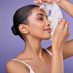 Buy Sanfe Glow Up Sheet Mask (Pack of 6) | Korean Facial Masks with Rose, Cucumber, Charcoal, Lemon, Papaya & Vitamin C | For Instant Glow, Hydration, Detan, Brightening & Oil Control - Purplle