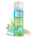 Buy Bombay Shaving Company Sensitive Shaving Foam, 266 ml | (33% Extra) with Aloe Vera & Oats - Purplle