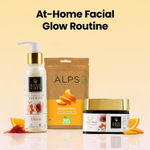 Buy Good Vibes x Alps Goodness At-Home Facial Glow Routine (Combo of 3) | Ubtan Insta Glow Face Wash (120 ml) | Ubtan Insta Glow Light Day Cream (50 gm) | Orange Peel Powder (50 gm) - Purplle