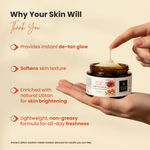 Buy Good Vibes x Alps Goodness At-Home Facial Glow Routine (Combo of 3) | Ubtan Insta Glow Face Wash (120 ml) | Ubtan Insta Glow Light Day Cream (50 gm) | Orange Peel Powder (50 gm) - Purplle